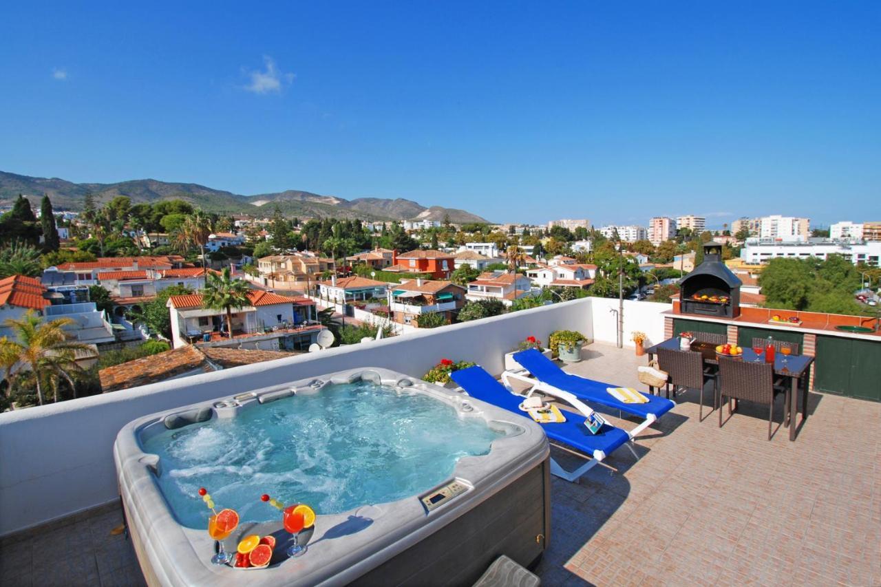 Isla De Benalmadena 1, Jacuzzi, 80M From The Sea, Ac, Bbq, Private Parking, Big Terrace Leilighet Eksteriør bilde