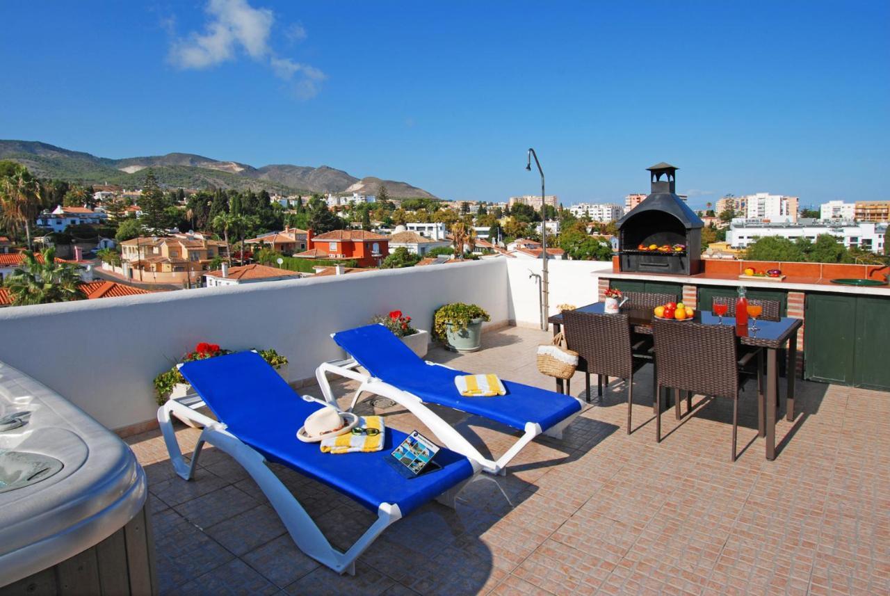 Isla De Benalmadena 1, Jacuzzi, 80M From The Sea, Ac, Bbq, Private Parking, Big Terrace Leilighet Eksteriør bilde