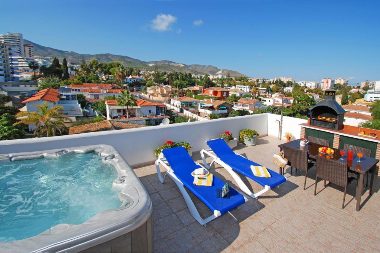 Isla De Benalmadena 1, Jacuzzi, 80M From The Sea, Ac, Bbq, Private Parking, Big Terrace Leilighet Eksteriør bilde